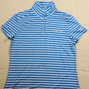 Nike Golf Lexus Dri-Fit Striped Shirt Medium